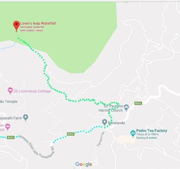 lovers leap trail map