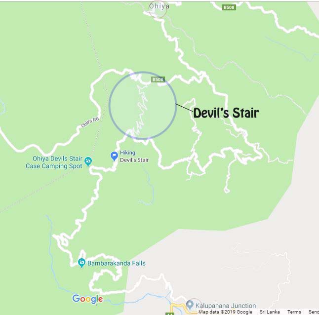 devils stair trail map